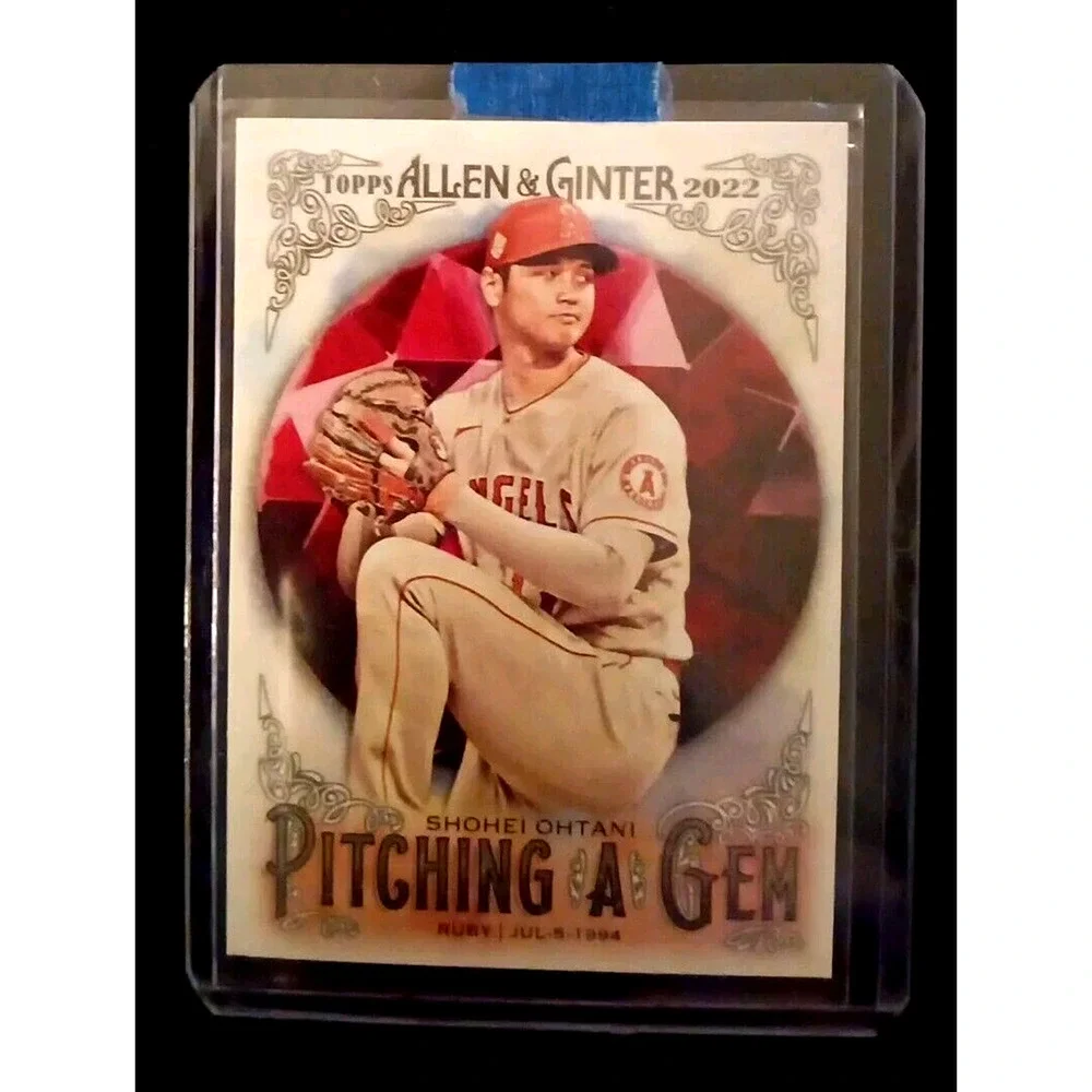 Shohei Ohtani 2022 Topps Allen and Ginter Pitching a Gem Ruby #PAG-9 Angels MVP - Picture 2 of 3